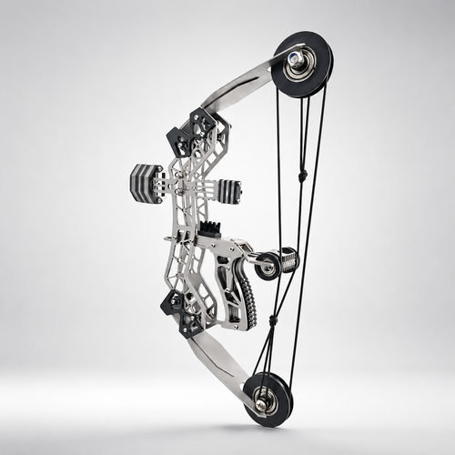 Ridgeline mini compound bow, angled studio view