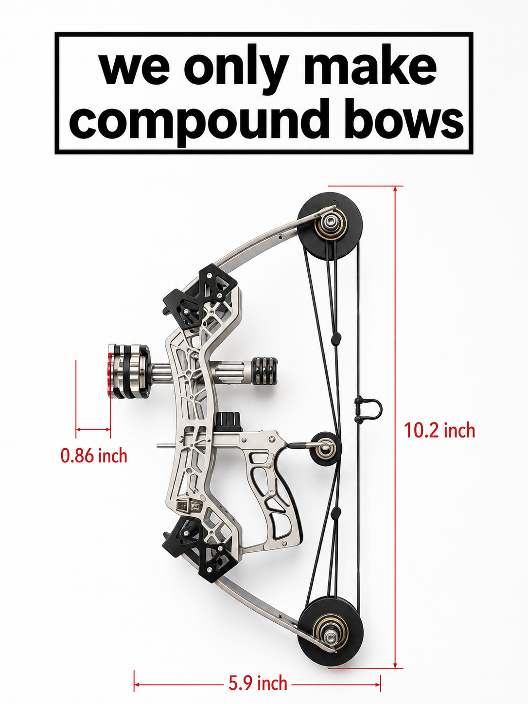 Dimensions: 10.2 in tall, 5.9 in wide, 0.86 in thick